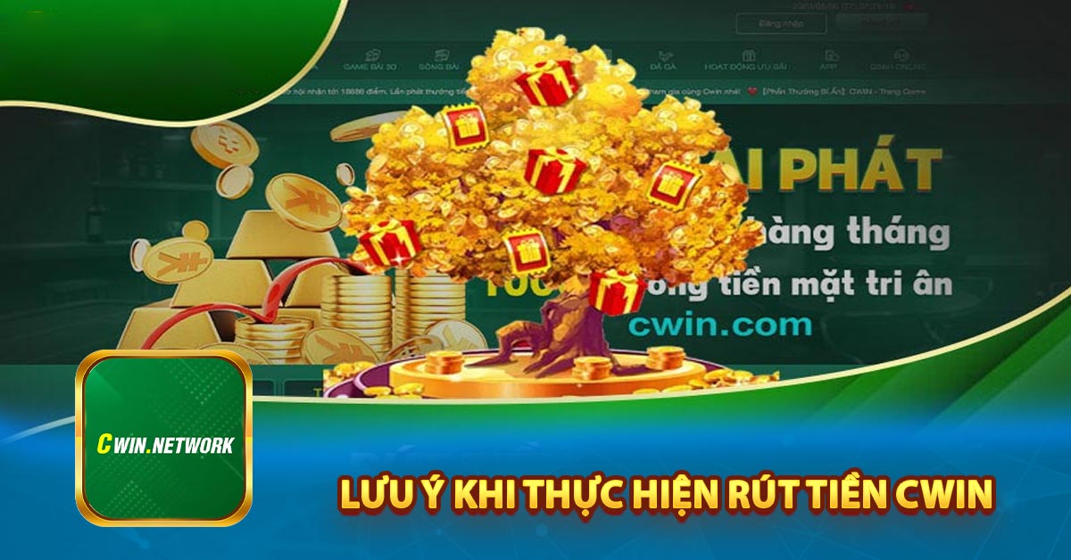 Lưu ý khi thực hiện rút tiền